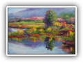 An Early Fall Morning, Pitt River,12x16 Oil