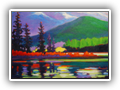 Maligne Lake, 12x20 Oil