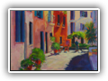 Sun and Shadow, Collioure  14x11 Acrylic

