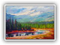 The Bow River, 12x16 Oil