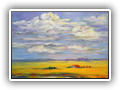 Clouds and Canola, 16x20 Oil