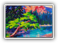 Lac Beauvert, Jasper, 14x11 Acrylic
