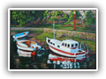 A Quiet Harbour (Villeneuve sur lot), 16x20 Oil