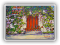 The Red Door  12x16 Oil

